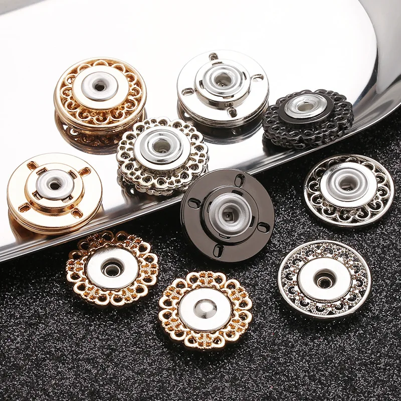 20/22/25mm Invisible Magnetic Snaps Fasteners Button Hand-sewn Buckle for DIY Overcoat Bag Windbreaker Accessories Scrapbooking