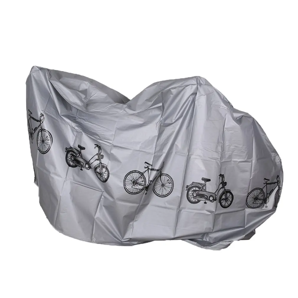 Bicycle Motorcycle Cover Gray Dust Waterproof Outdoor Indoor Rain Protector Cover Coat For Bicycle Scooter MTB Bike Case