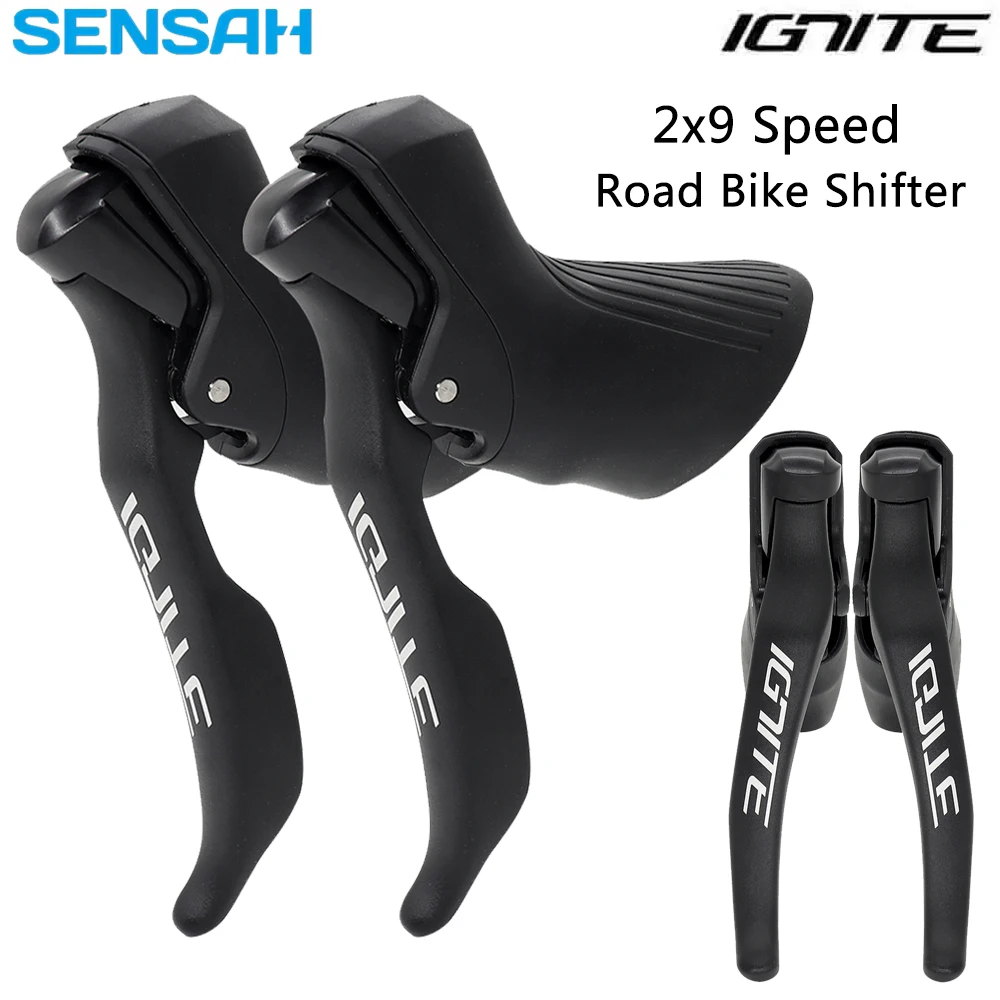 SENSAH IGNITE Road Bike Shifters 2x9 Speed Brake Lever 18v Bicycle Derailleur Compatible SHIMANO SORA Bicycle Parts