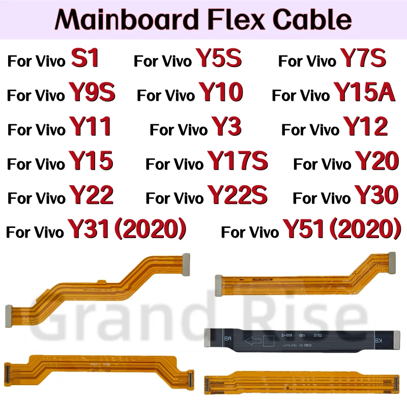 Mainboard Flex Cable For VIVO S1 Y5S Y7S Y9S Y10 Y15A Y11 Y3 Y12 Y15 Y17S Y20 Y22 Y22S Y30 Y31 Y51 2020 Vivo Display Connector