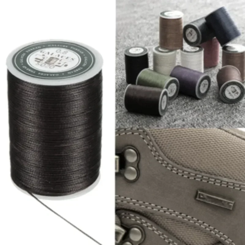 Nici woskowane 0,8 mm 90 m do napraw, szycia, rękodzieła, skóry, woskowane nici do szycia, do etui, rękodzieła artystycznego, akcesoria.