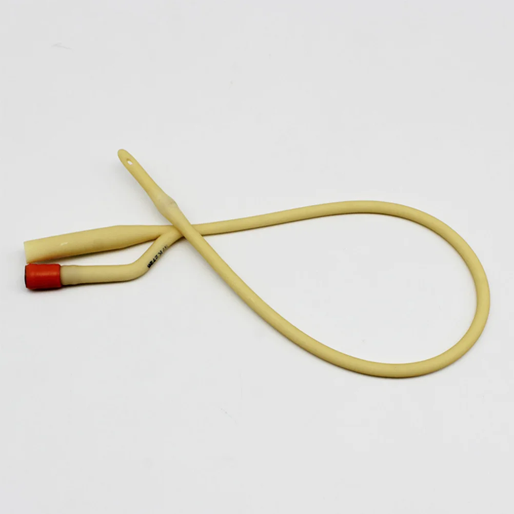 

12Pcs Disposable Urethral Catheters 18fr Dual-Chamber Urine Tubes Professional Probe Prostatic Bedridden Patients