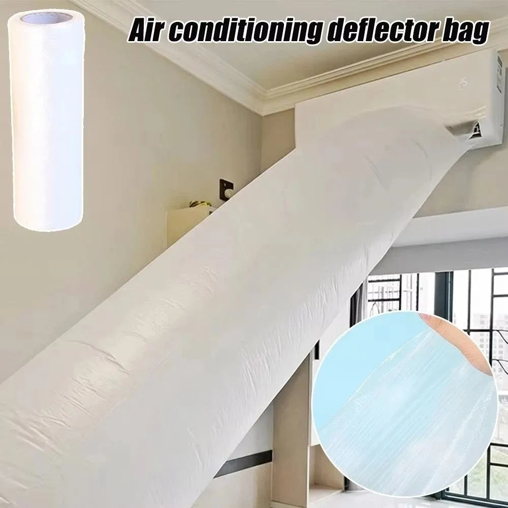 8/12/16 meters Foldable Air Conditioning Duct Bag Flexible Universal Ventilation Transfer Duct Bag With Fixed Tape