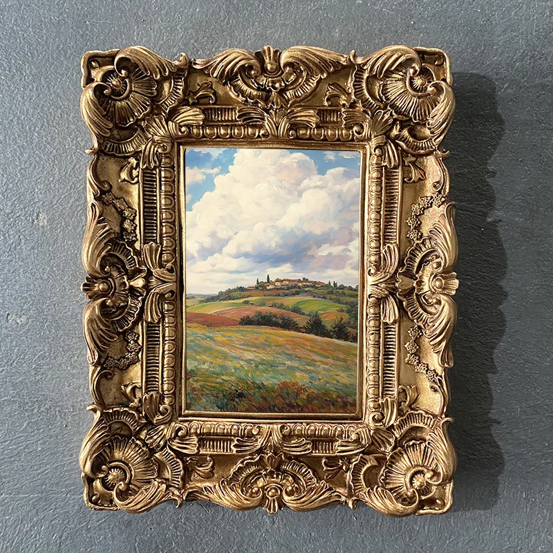 

Mutihome Room Decoration Photo Frame Picture Frames Home French Medieval Style Photo Frame Romantic Wedding Photo Decor Items