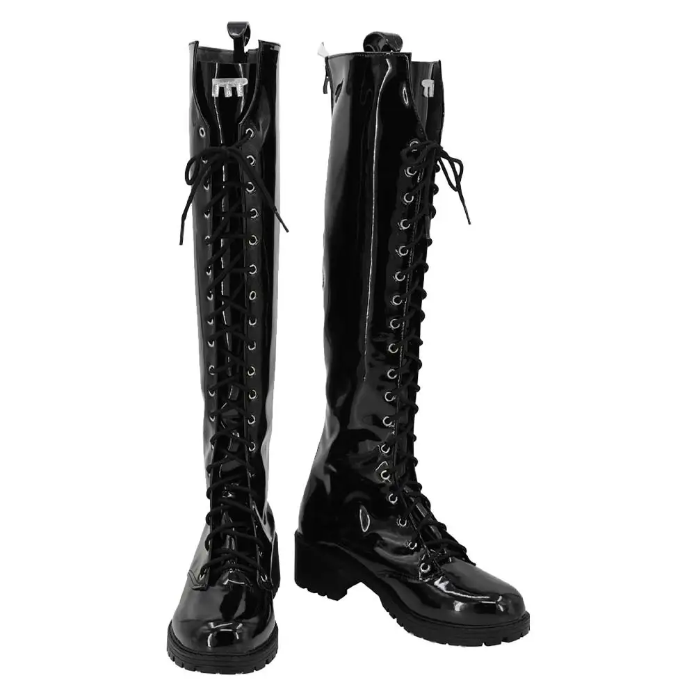 NIKKE The Goddess Of Victory Noir Cosplay Shoes Boots Costumes Accessories Disgusie for Adult Women Shoes Halloween Custom Made