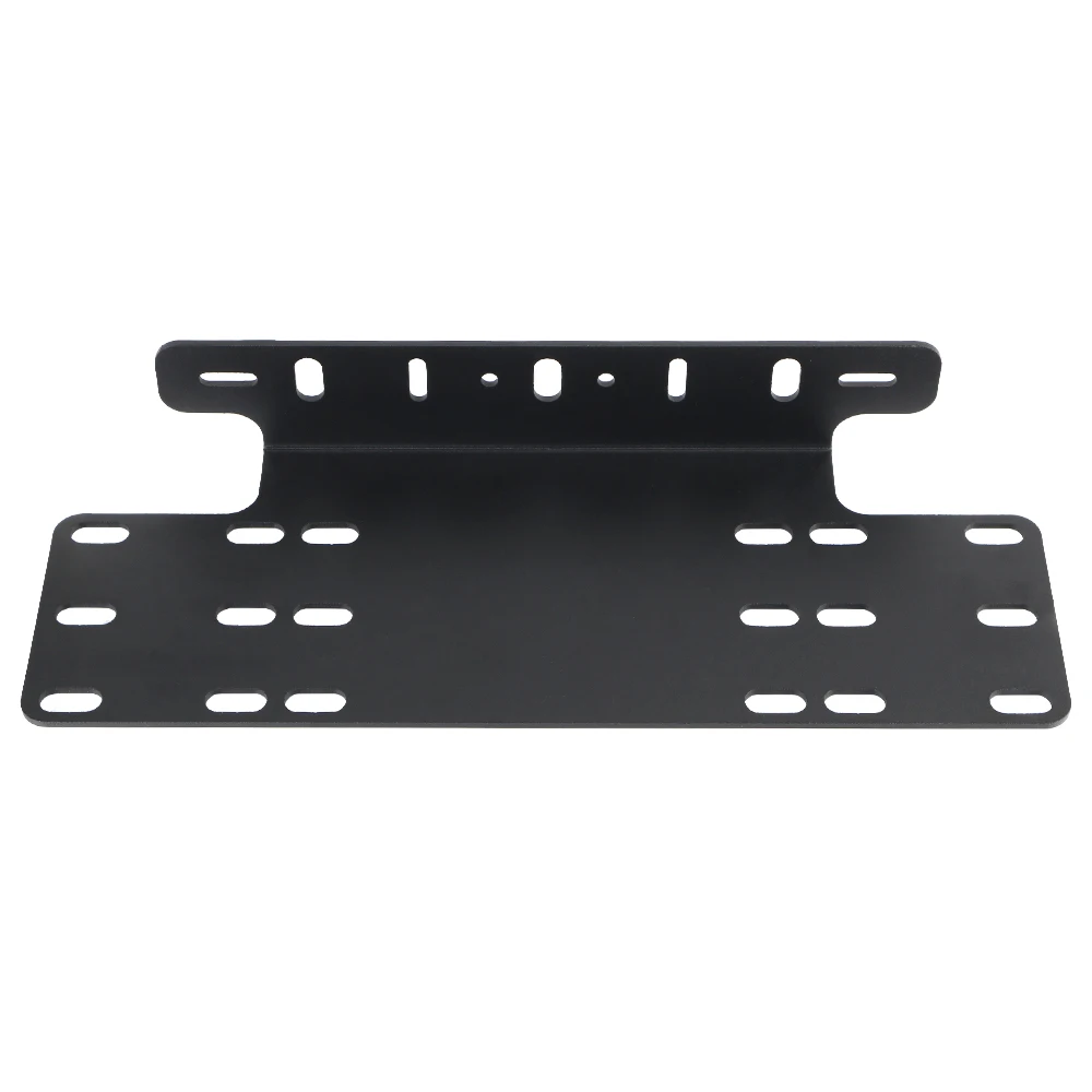 LED Work Light Bar Brackets Accessory Aluminum Automobile Driving Plates Car Front Bumper License Plate Mount Bracket Frame