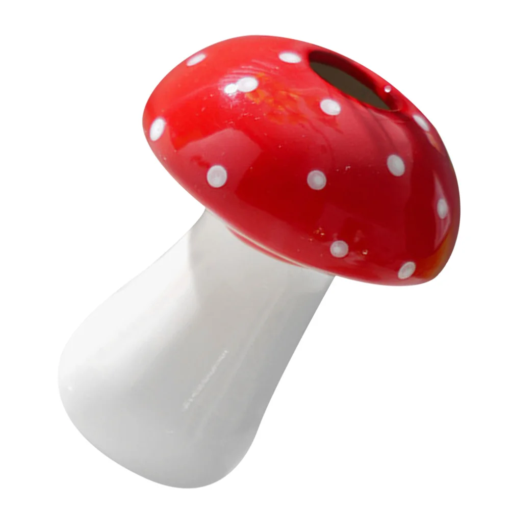 

Aesthetic Flower Vase Mushroom Shape Ceramic Pot Creative Hydroponic Decorative Vases