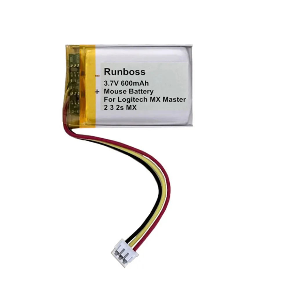 Replacement Mouse Battery For Logitech MX Master 2 3 2s MX Anywhere 2 2S MX ERGO M-RO052 910-004374 533-000120 533-000121 600mAh