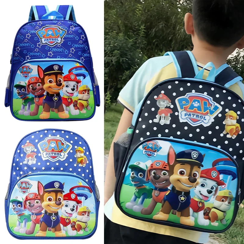 

Рюкзак PAW Patrol Chase, школьный рюкзак с героями мультфильмов, школьная сумка для детского сада, легкие сумки на плечо для мальчиков и девочек, повседневный рюкзак, подарки
