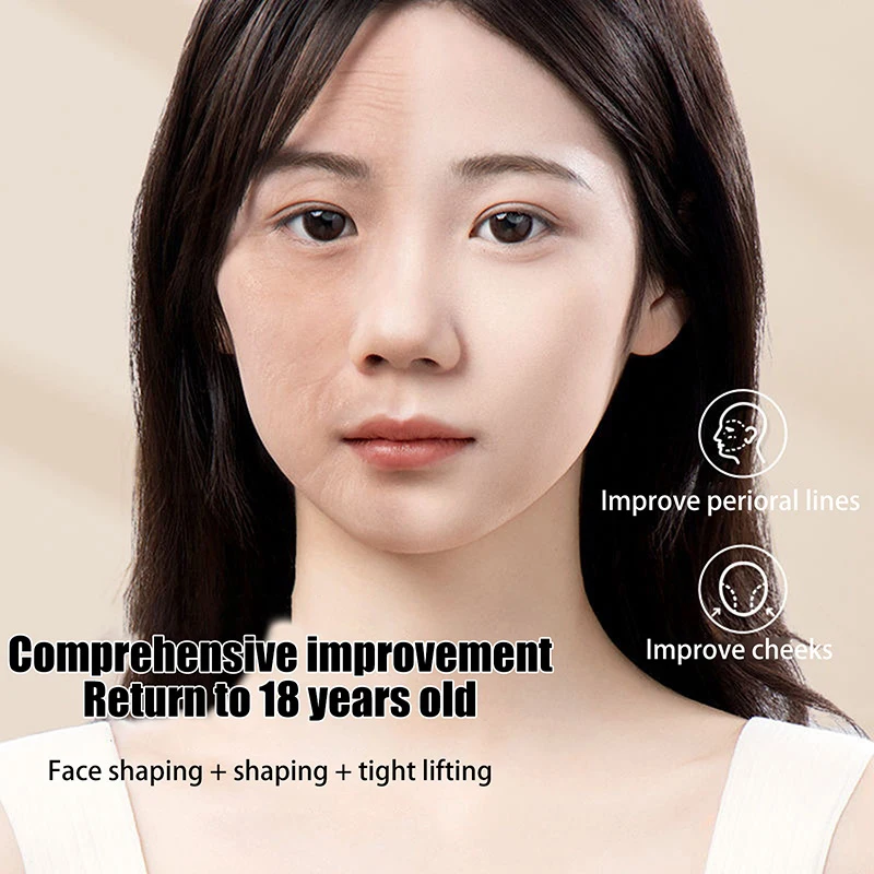 Double-deck Face Slimming Bandage Face Lifting Belt V Line Face Slimming Strap Double Chin Tightener Slim Strap Facial Mask Tool
