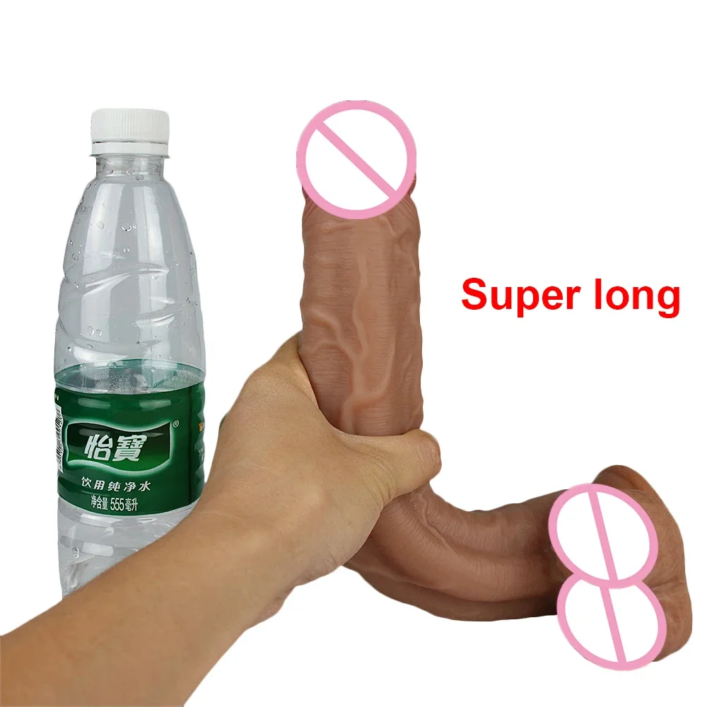 Super Realistic Dildo Soft Liquid Silicone Quality Dick Anal Big Penis With Sucker Sex Toys For Women Strapon G-Spot Stimulation