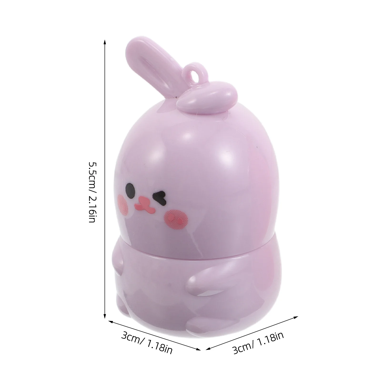 2 Stuks Bunny Ontwerp Kleur Veranderende Balsem Hydraterende Voedende Zorg Voor Tienermeisjes Hydraterende Effen Lipgloss Draagbare Kawaii Lip