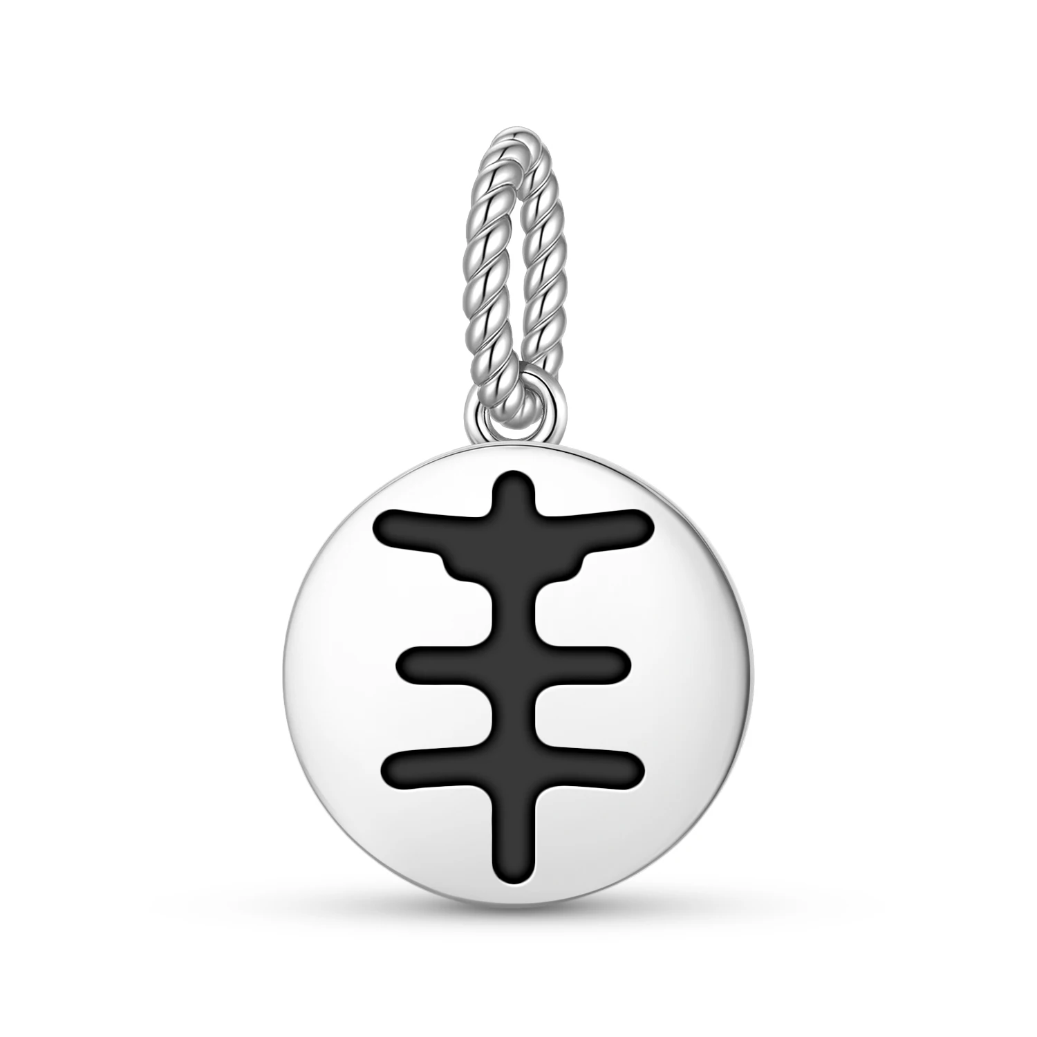 

Adinkra Okodee Mmowere Pendant 925 Sterling Silver Symbol Charm Bead for Women Bracelet Necklace Jewelry Fashion