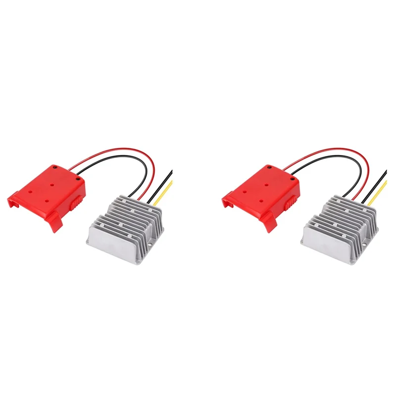 

AT02-2X Step Down DC Voltage Converter For 18V To12v Battery Dock Power 180W Inverter,Connector DIY Adapter Buck Boost