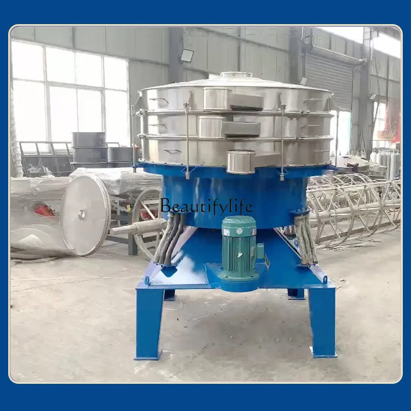 4Round swing screen, quartz sand stainless steel vibrating screen extension, granular screen
