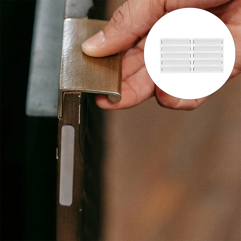 

20pcs Anti Collision Strip Durable Transparent Silicone Bumper Pads Cabinet Doors Furniture Wall Protector Child Proof Antislip