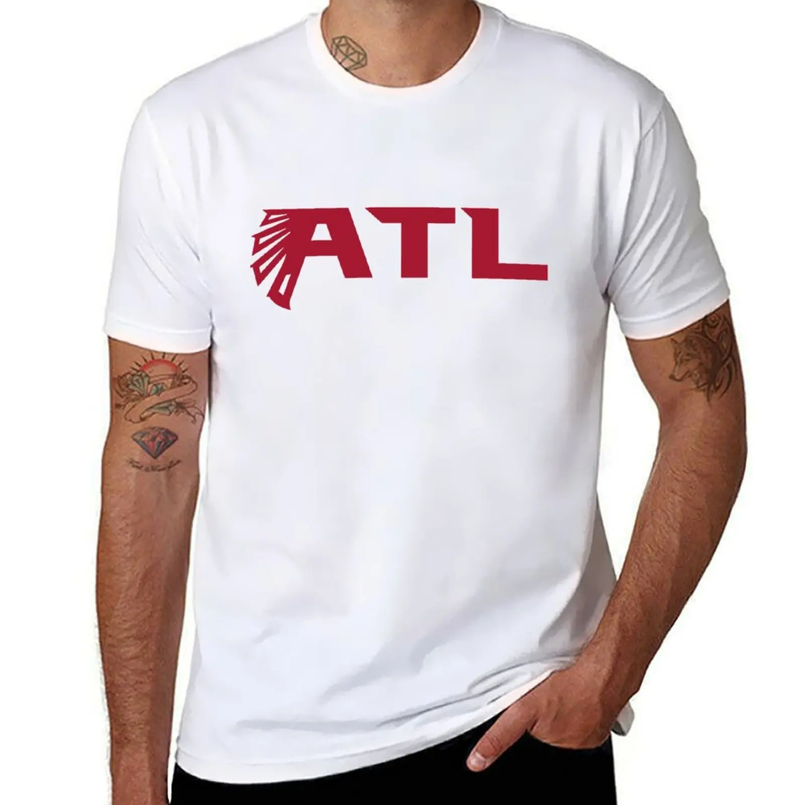 

shirt ATL funny Alternate heavy Logo shirts t man t man dark cotton T-Shirt shirt t humor designer