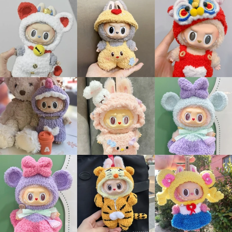 

High Quality Labuu Clothes Cute Doll Figure Fashion Only Clothe Little Clothes Color Match Hoodie Ornament Xmas Gift No Doll