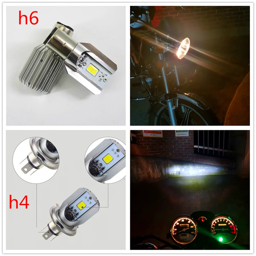 Led Motorcycle Headlight lamp Bulb H6 h4 6000k Light ATV for SUZUKI S HAYABUSA GSXR1300 M DL650 VSTROM