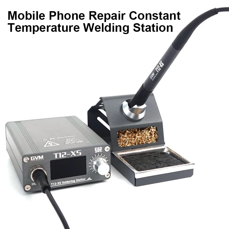 

GVM T12-XS Soldering Station Mobile Phone Repair Constant Temperature Welding Station For Mobile Phone Repair Welding Tools