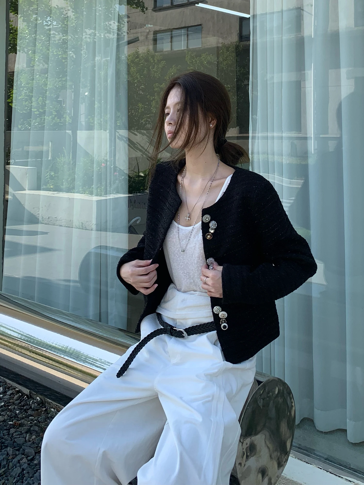 

Классическое стеганое пальто E7Q8 для женщин с тяжелой вышивкой, приталенное, с подплечниками, модное, элегантное, зимнее