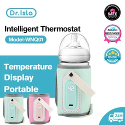 Dr.isla Portable Baby Bottle Warmer Feeding Bottle Heat Keeper Travel Warmer Cover USB Heater Outdoor Bottle Warmer