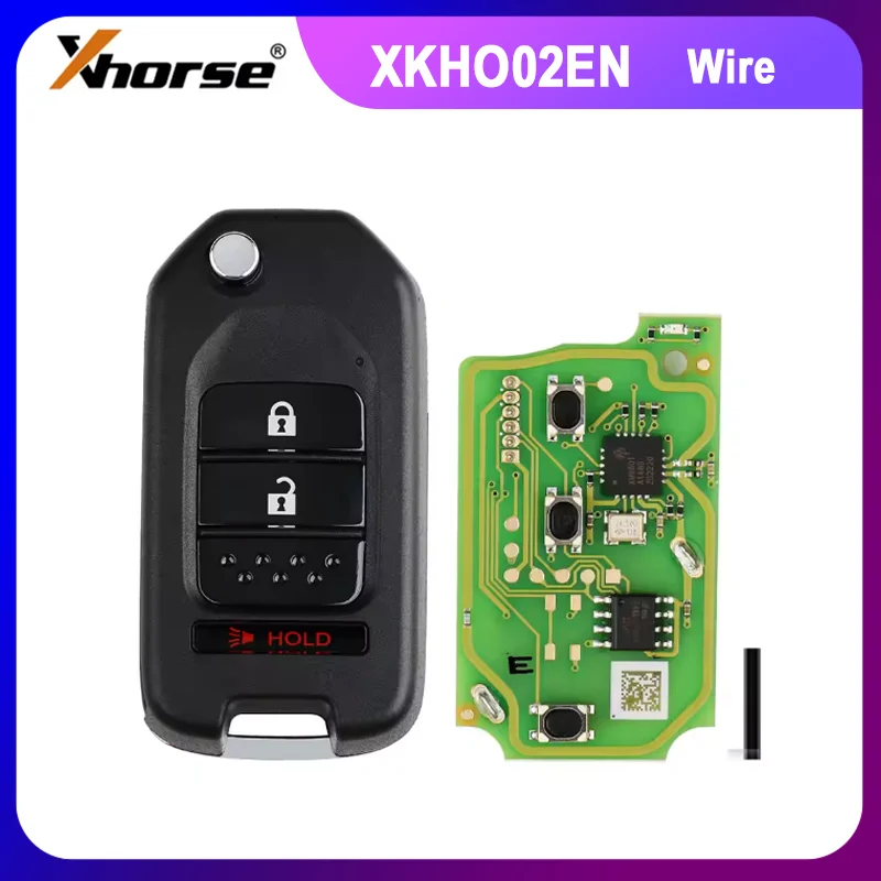 

1/2/5PCS Xhorse XKHO02EN Wired Universal 3 Buttons VVDI Remote Car Key for Honda fiat 500 Type English Version for VVDI2 Tools