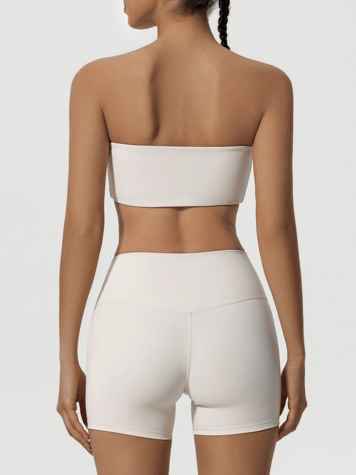 Hearuisavy Sommer Casual Sport-BH Gym Push-Up Unterwäsche Fitness Workout Trägerloses Bustier Bandeau Damen Yoga Kleidung Tube Top – Detail 9