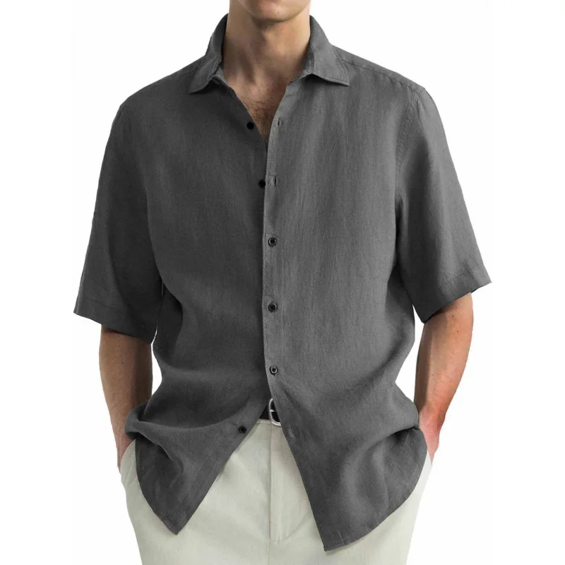 Novas roupas masculinas camisa de algodão lavado camisas masculinas casuais