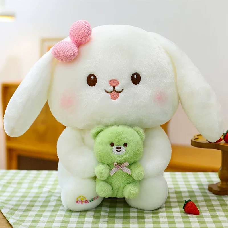 

30/40cm Floppy-Ear Rabbit Plush Toy Cute Stuff Soft Hug Bear Bunny Cushion Pillow Doll Baby Accompany Sleep Appease Toy GirlGift