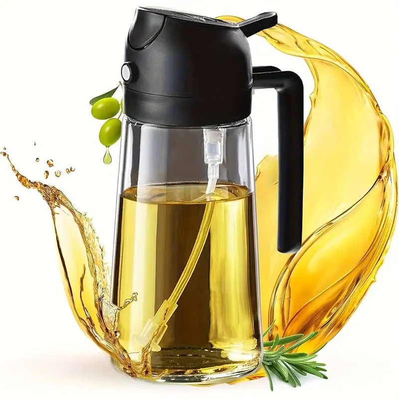 470ml Kitchen Oil Spray Bottle BBQ Cooking Olive Oil Dispenser Camping Baking Empty Vinegar Soy Sauce Sprayer Containers view 4