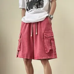 2026 Y2K Oversized Short Hip Hop Harajuku Streetwear Korean Style Shorts Baggy Wide Leg Short Pants New Male Brand Clothes