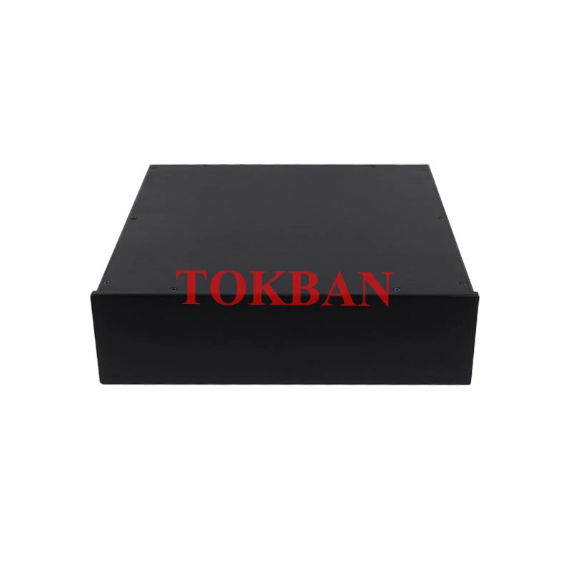 Tokban Audio 4312 430*120*310/360/410mm Aluminum HIFI Preamplifier Chassis Enclosure DIy Vacuum Tube Amplifier Case Shell