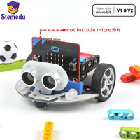 Elecfreaks Micro:Bit Smart Cutebot Kit Motherboard Expansion Building Blocks Python Programming Robot (Without Micro:Bit Board)