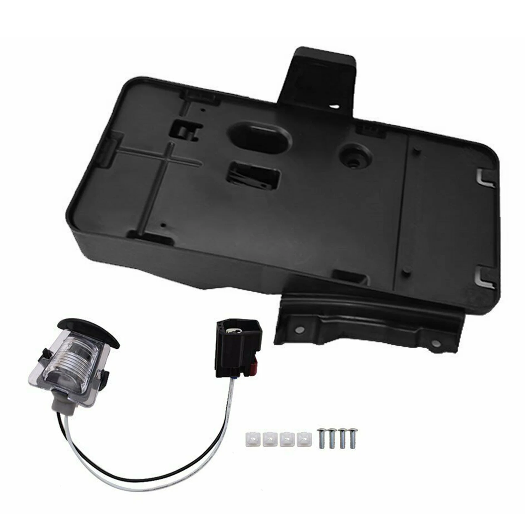 

A82E-Rear License Plate Mounting Holder Bracket &Light For 2006-17 Jeep Wrangler JK APO122056