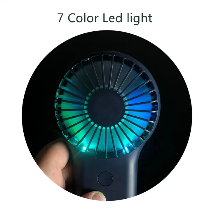 New Creative Handheld Pocket Mini Fan Handheld Portable Charging Outdoor USB Fan Portable Gift