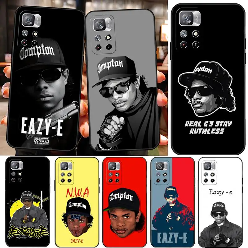 Eazy E NWA Legendary Rapper Phone Case For Redmi Note 11 11e 8 7 9 10 10T 9A 9S 8T 8A 7A Pro Plus Shockproof Design Back Cover