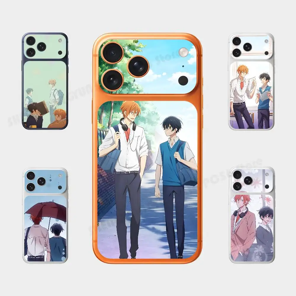 

Anime S-Sasaki M-Miyano For Iphone 17 Pro ProMax Back Protective Decorative Sticker Back Cover