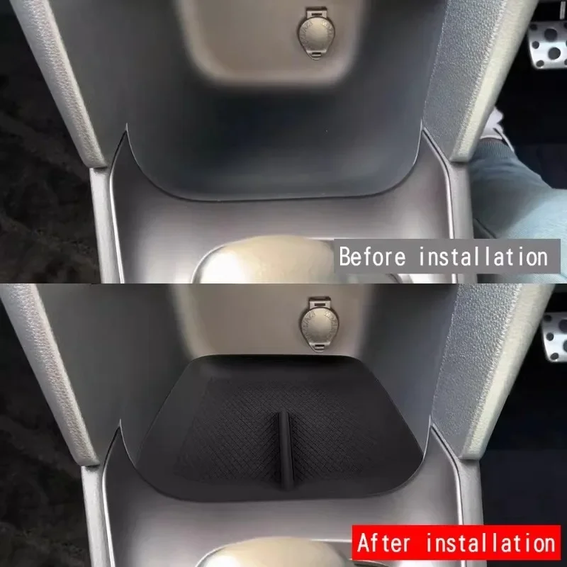 For Toyota Yaris/Yaris Cross Central Control Storage Box Silicone Pad Anti-collision and Abnormal Sound Waterproof and Dustproof