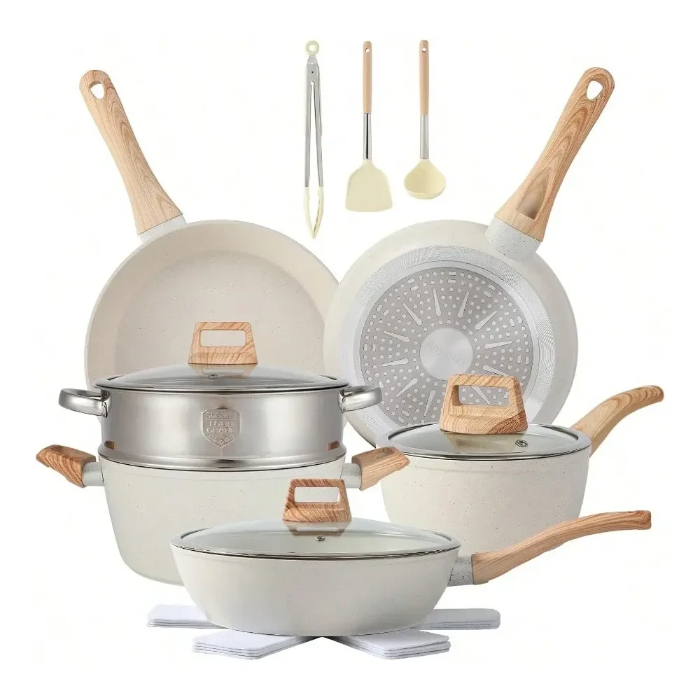 

Pots And Pans Set Non Stick Cookware Set Nonstick With Cooking Set