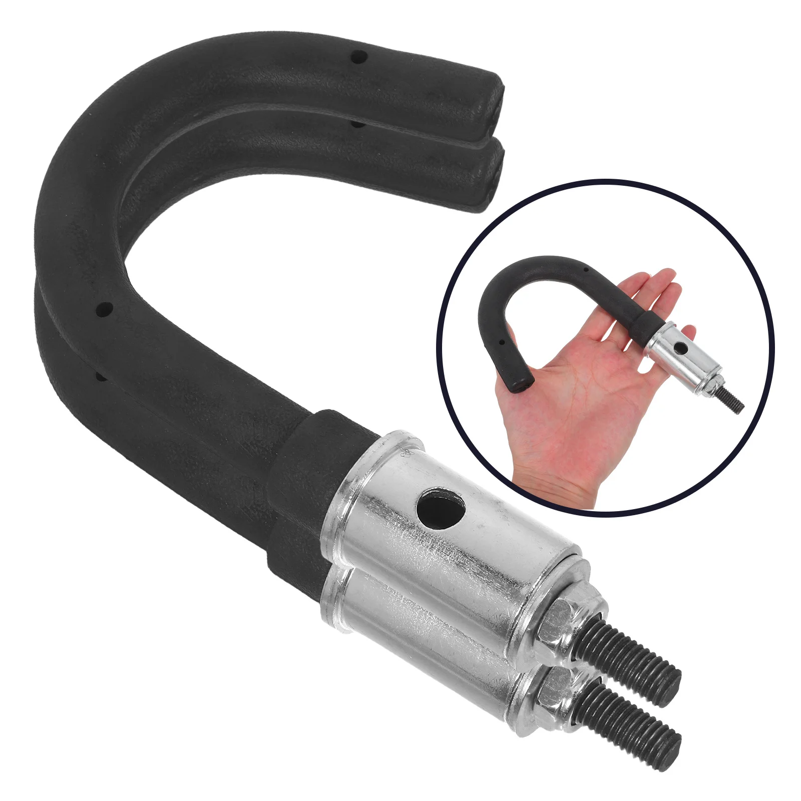 

2Pcs Ladder Telescopic Hooks Detachable Heavy Duty Stabilizer Anti-Slip for Wall Roof Storage Ladder Roof Hook