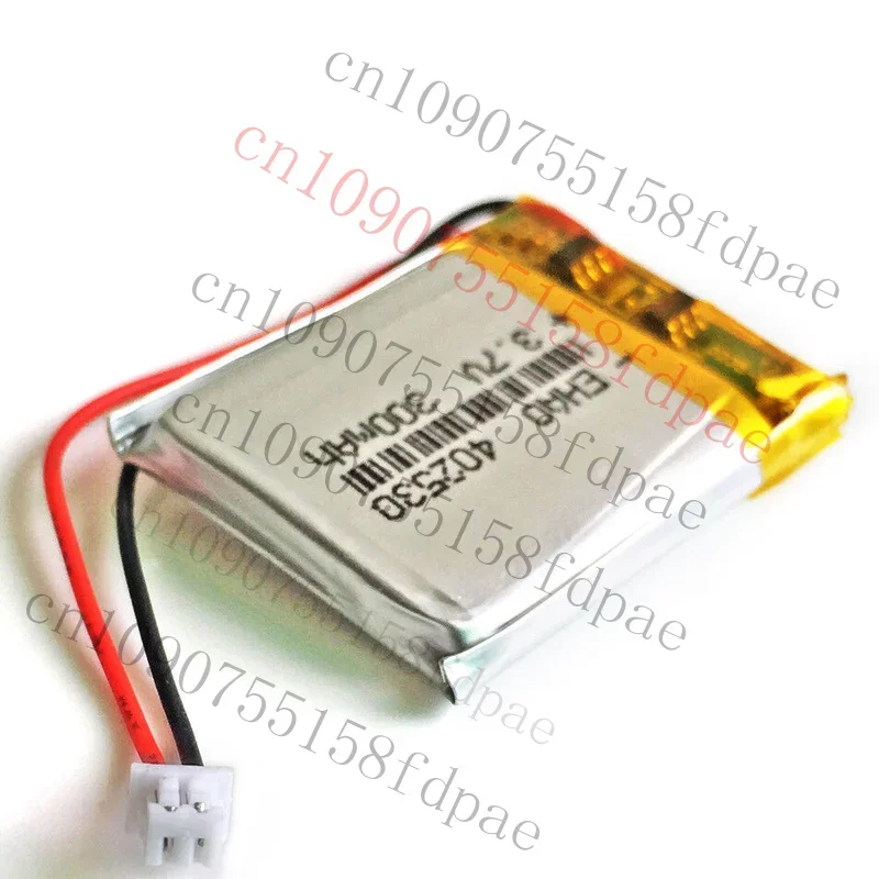 

OK 3,7 В 300 мАч LiPo аккумуляторная батарея JST 1,25 мм 2 контакта для MP3 Video Pen 402530