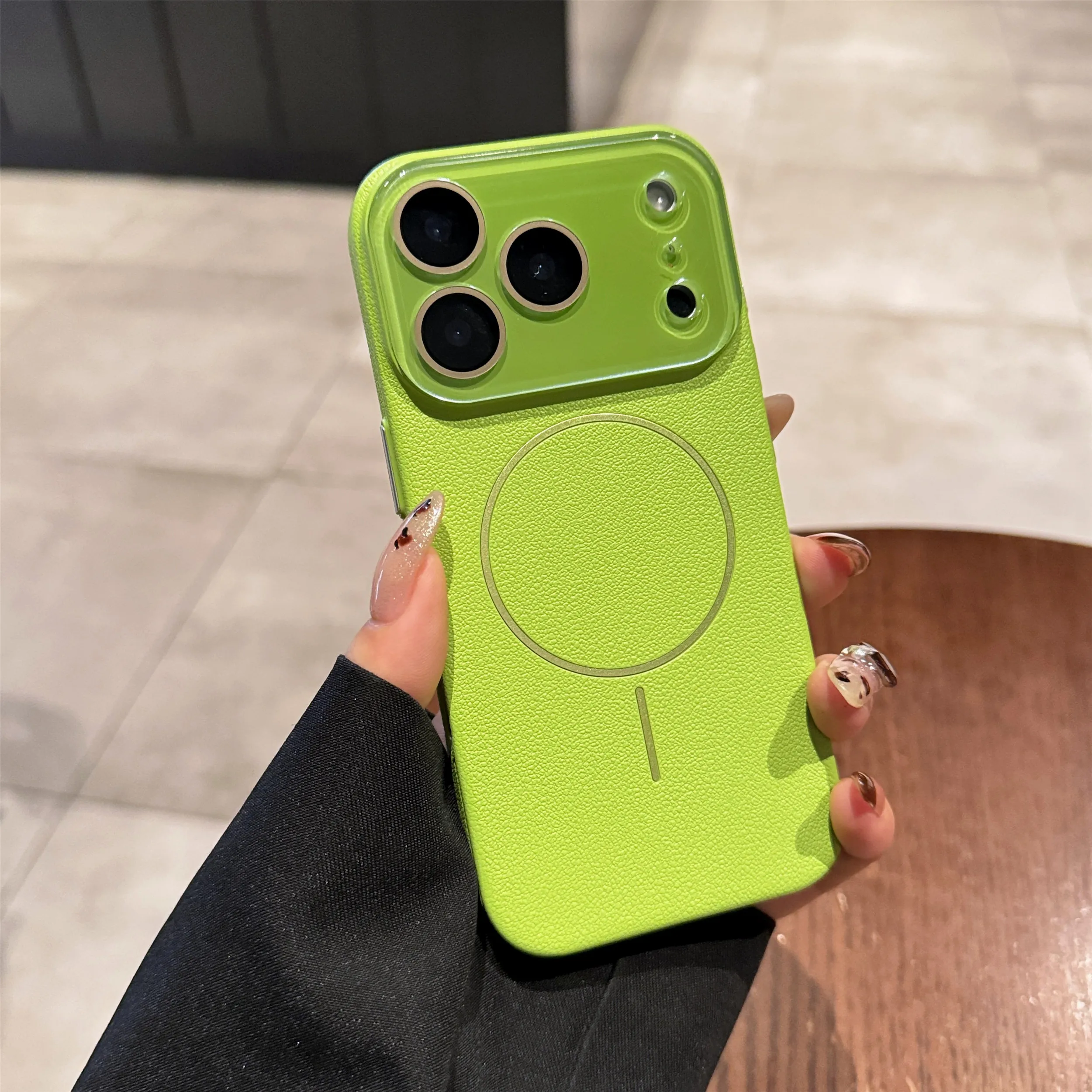 حافظة هاتف مغناطيسية فاخرة لهاتف آيفون 17 16 15 14 13 12 11 Pro Max Plus شحن لاسلكي 17 Pro 17 Air لغطاء هاتف Magsafe #4