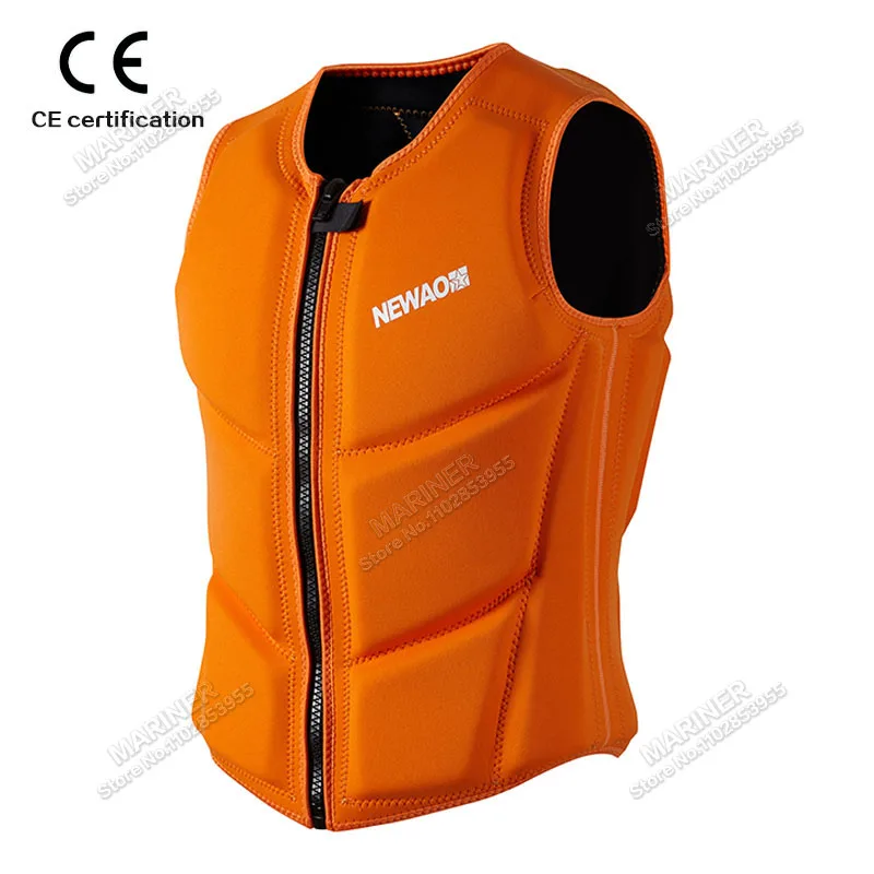 SURF Impact Vest CE Approved Neoprene Life Jacket Wakesurf Comp Vest Wake Surfing But Great for All Other Watersports Activities