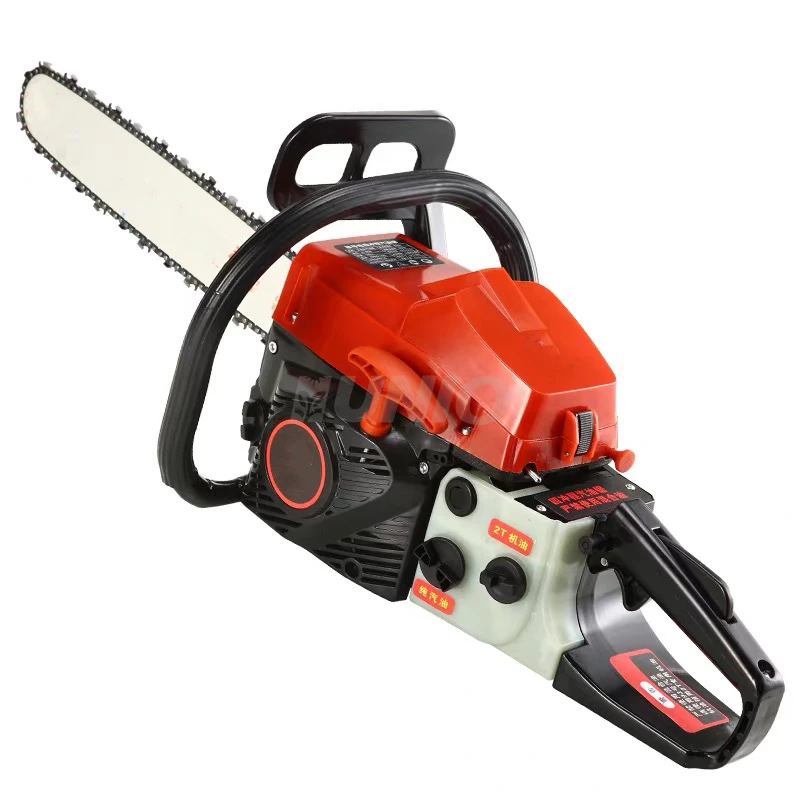 Two Stroke 20 Inch Petrol Chain Saw Portable Handheld Timber Cutter for Wood Cutting Professional Forestry Logging Tool