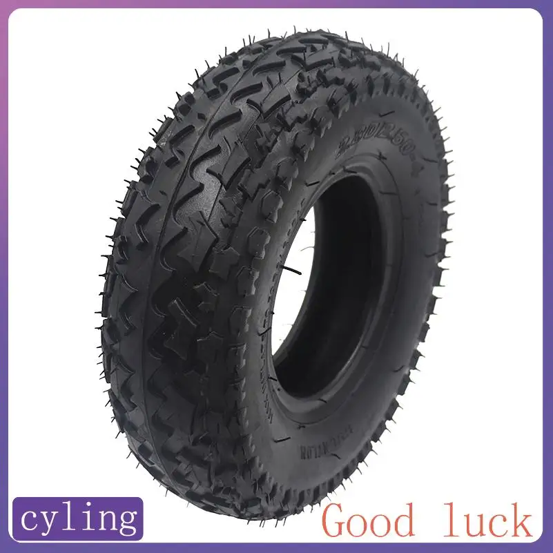 High-density gas High stability 9 Inch 2.80/2.50-4 Outer Tyre Inner Tube for Off-road Tire for Fits Gas /Electric Scooter