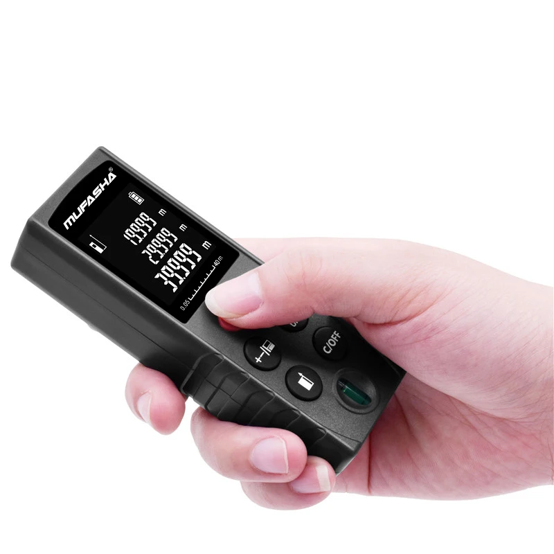 Handheld Ranging Finder 40m 100m Distance Measurement Tool Compact Portable Laser Ruler for Outdoor Sports And Hunting