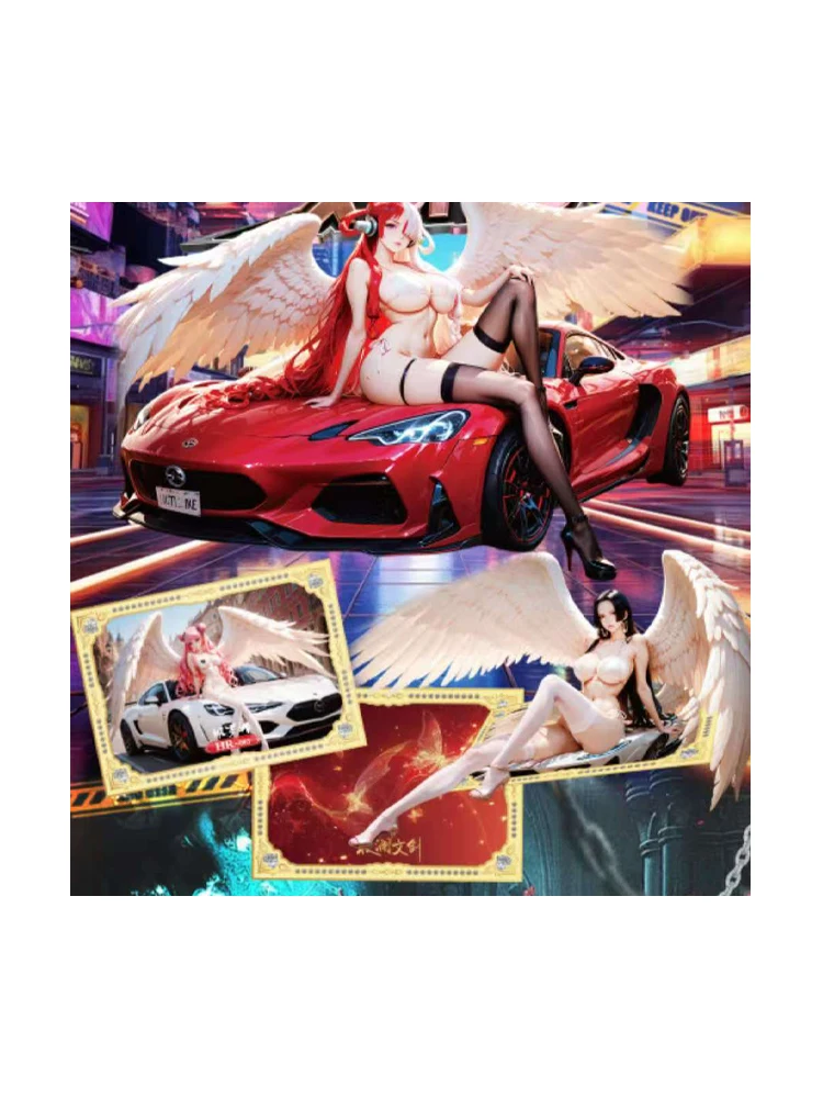 도매 나이트 란 크리에이티브 원피스 컬렉션 올 메탈 카드 엔젤 시리즈 애니메이션 귀멸의 칼날 탄지로