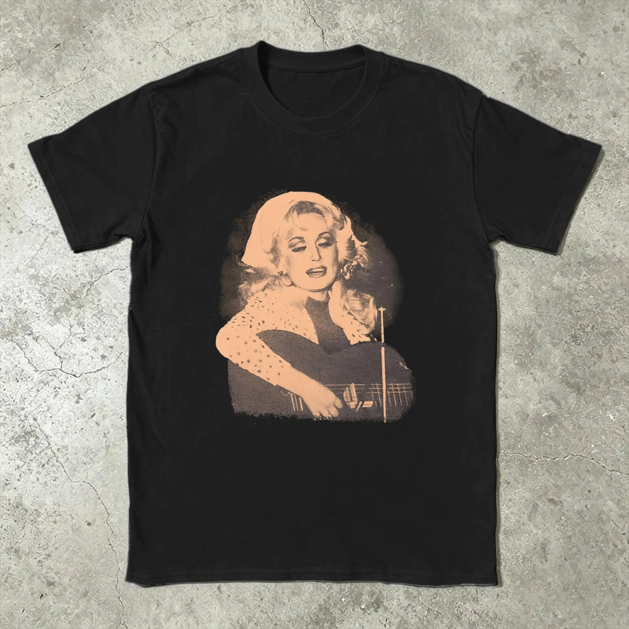 Dolly Parton T Shirts for Men Cotton Novelty T-Shirts O Neck  Tees Short Sleeve Tops Gift Idea