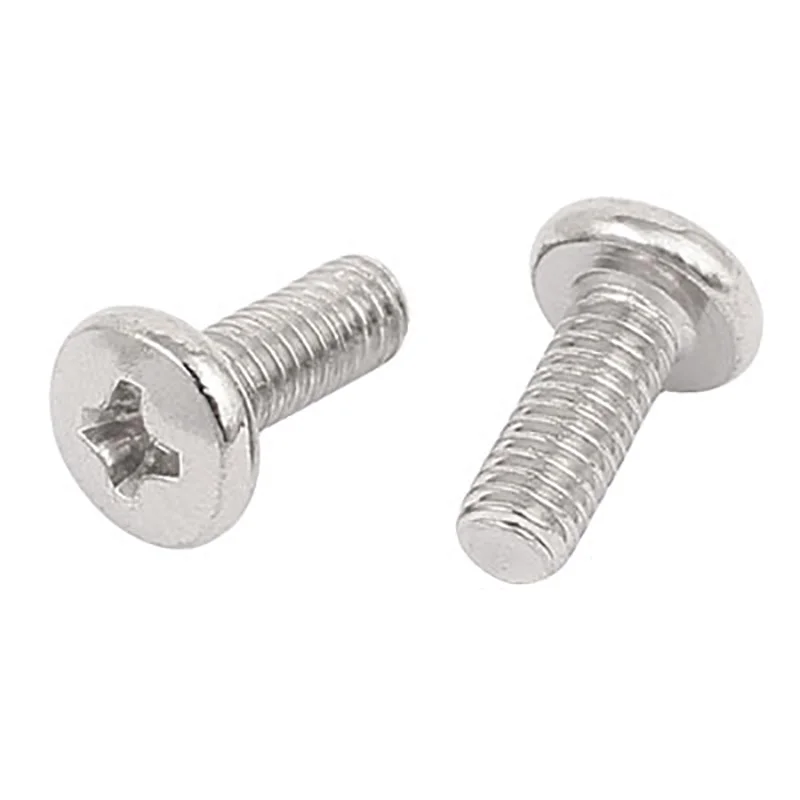 Uxcell 100/150/200pcs M4 x 10mm Stainless Steel Phillips Head Screws TV Computer Bolts LCD Monitor Stand Mounting Screw